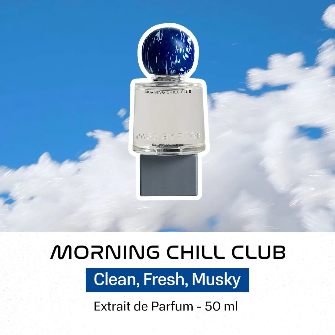 Morning Chill Club ad creative for Page by Page