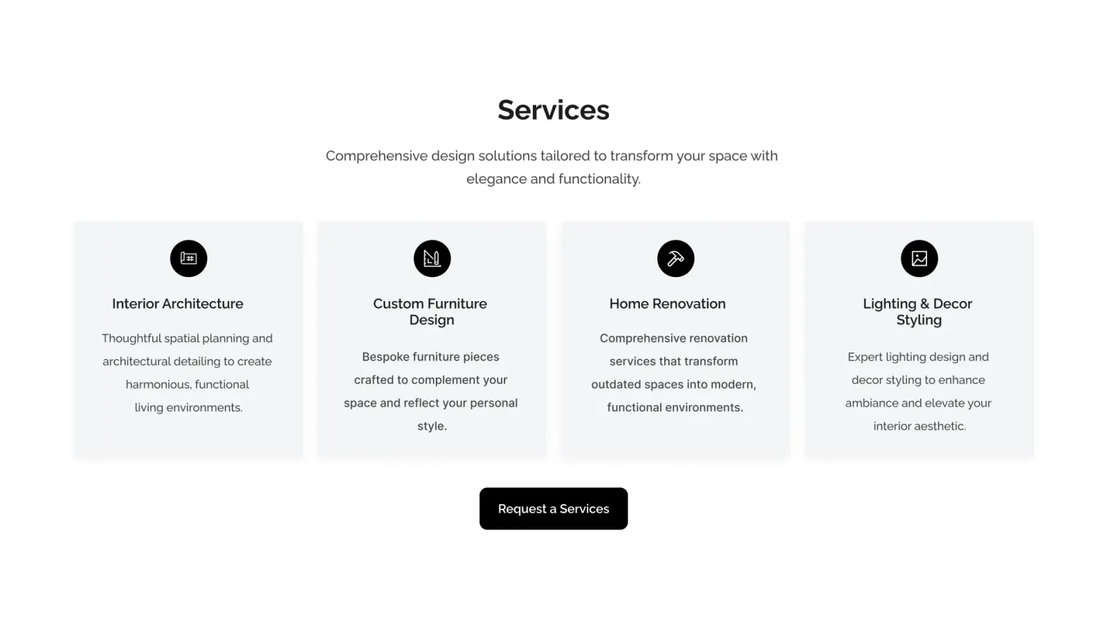 Website interface design 4